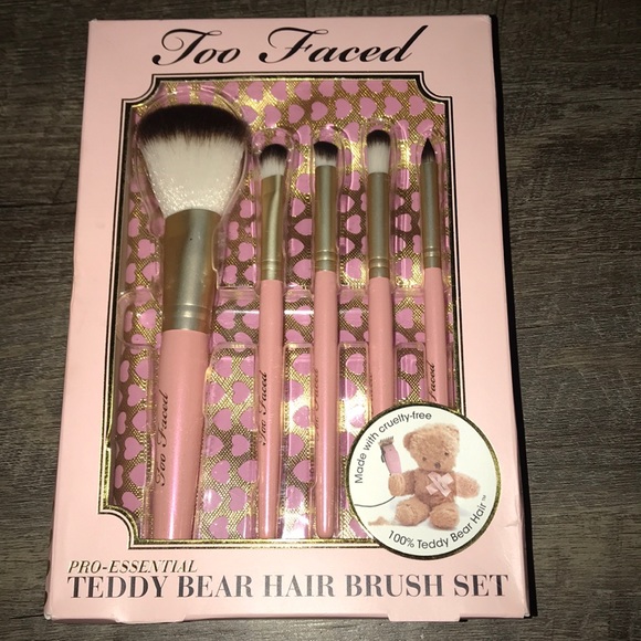 Too Faced Other - Too Faced Pro Essential Teddy Bear Hair Brush Set